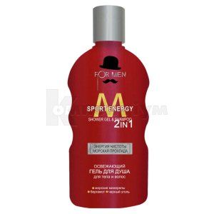 Фемілі доктор гель для душу 2 в 1 Спорт енерджи (Family doctor shower gel 2 in 1 Sport energy)