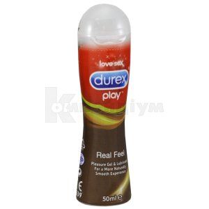 Гель-змазка Дюрекс ріал філ (Gel-lubricant Durex real feel)