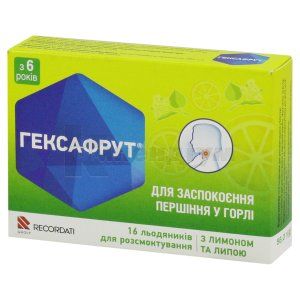 ГЕКСАФРУТ® З ЛИМОНОМ ТА ЛИПОЮ