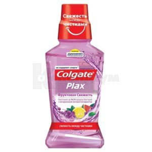 Ополіскувач для порожнини рота Колгейт плакс фруктова свіжість (Mouth rinse Colgate plax fruity freshness)