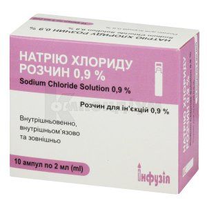 Натрію хлориду розчин 0,9%