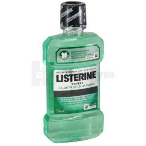 Ополіскувач для ротової порожнини Лістерин експер (Mouthwash Listerine expert)