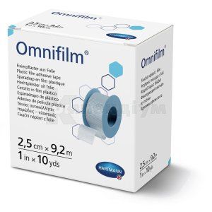 Пластир фіксуючий з прозорої плівки Omnifilm®