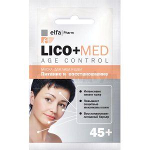 МАСКА ДЛЯ ОБЛИЧЧЯ ТА ШИЇ ЖИВЛЕННЯ І ВІДНОВЛЕННЯ 45+ "LICO + MED"