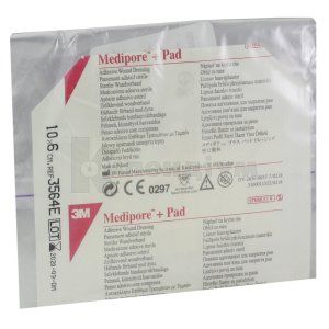 3M™ MEDIPORE™+PAD ПОВ'ЯЗКА АДГЕЗИВНА ДЛЯ ЗАКРИТТЯ РАН