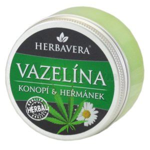 Вазелін з ромашкою на конопляній олії (Vaseline with chamomile in hemp oil)