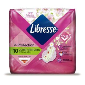 Прокладки гігієнічні Лібресс нейчерал ультра кліп нормал (Hygienic pads Libresse natural ultra clip normal)