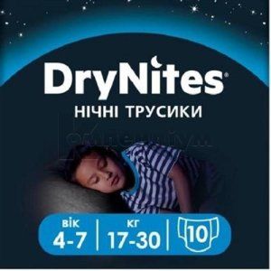 ТРУСИКИ ДИТЯЧІ ОДНОРАЗОВІ HUGGIES DRYNITES