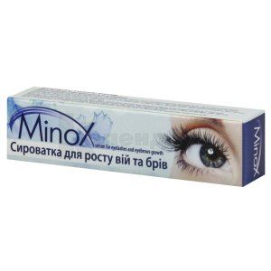 Сироватка для росту вій і брів Мінокс (Serum for the growth of eyelashes and eyebrows Minox)