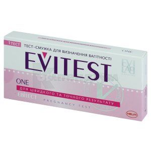 ТЕСТ ДЛЯ ВИЗНАЧЕННЯ ВАГІТНОСТІ EVITEST