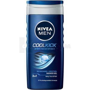 ГЕЛЬ ДЛЯ ДУШУ "ЕКСТРЕМАЛЬНА СВІЖІСТЬ" серії "NIVEA MEN"