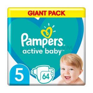 ПІДГУЗНИКИ ДИТЯЧІ PAMPERS ACTIVE BABY