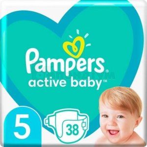 ПІДГУЗНИКИ ДИТЯЧІ PAMPERS ACTIVE BABY