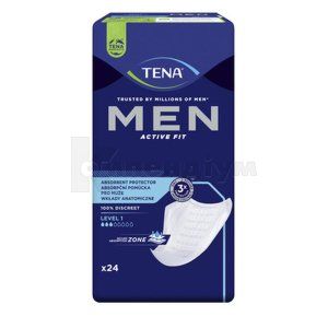 Прокладки урологічні Tena Men Active Fit