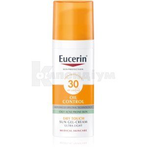 Eucerin Sun Oil Control гель-крем сонцезахисний для обличчя з ефектом матування