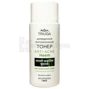 Тонер для обличчя аюрведичний "Neem Anti-acne"