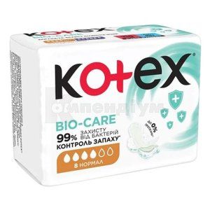 Прокладки гігієнічні жіночі Kotex Bio-Care