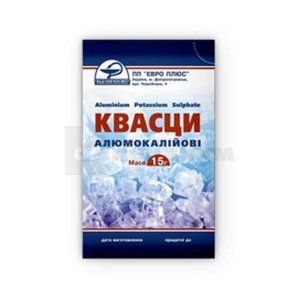 КВАСЦЫ АЛЮМОКАЛИЕВЫЕ