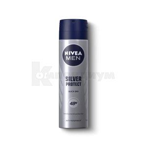 ДЕЗОДОРАНТ-АНТИПЕРСПИРАНТ NIVEA for men SILVER "СЕРЕБРЯНАЯ ЗАЩИТА"