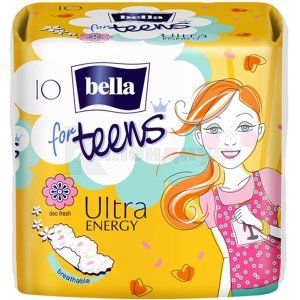 ПРОКЛАДКИ ГИГИЕНИЧЕСКИЕ BELLA FOR TEENS Ultra Energy silky drai deo exotic fruits