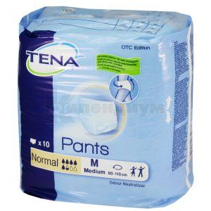 ПОДГУЗНИКИ ДЛЯ ВЗРОСЛЫХ "TENA PANTS NORMAL" ДЛЯ ЗАЩИТЫ ПРИ НЕДЕРЖАНИИ