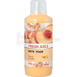 ПЕНА ДЛЯ ВАНН "PEACH SOUFFLE" серии "FRESH JUICE"