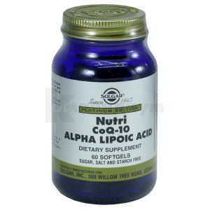 Нутрикоэнзим Q-10 с альфа-липоевой кислотой (Nutri CoQ-10 alpha lipoic acid)