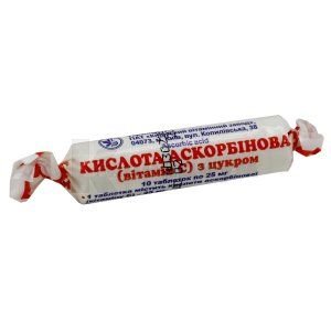 Кислота аскорбиновая (витамин C) с сахаром