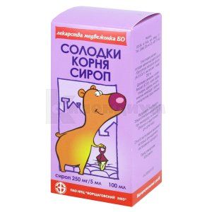 Солодки корня сироп