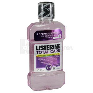 ОПОЛАСКИВАТЕЛЬ ДЛЯ РОТОВОЙ ПОЛОСТИ LISTERINE® TOTAL CARE