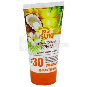 КРЕМ ВОДОСТОЙКИЙ ДЛЯ БЕЗОПАСНОГО ЗАГАРА SPF30