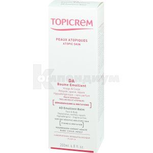 Топикрем АД смягчающий бальзам для лица и тела (Topicrem AD emollient balm)