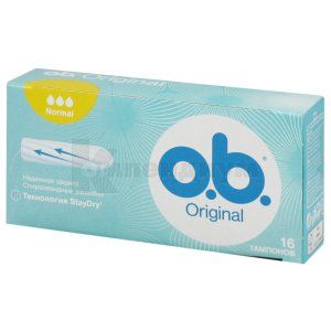 Тампоны O.B. ориджинал нормал (Tampons O.B. original normal)