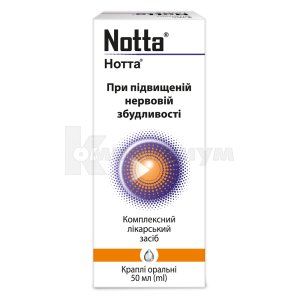 Нотта<sup>&reg;</sup> капли оральные (Notta<sup>&reg;</sup> oral drops)