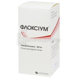 Флоксиум <I>раствор для инфузий</I> (Floxium <I>solution for infusion</I>)