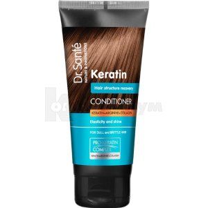 БАЛЬЗАМ ДЛЯ ТУСКЛЫХ И ЛОМКИХ ВОЛОС "DR.SANTE KERATIN"