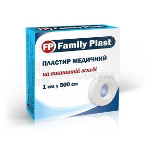 FAMILY PLAST ПЛАСТЫРЬ МЕДИЦИНСКИЙ НА ТКАНЕВОЙ ОСНОВЕ