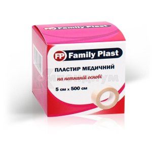 FAMILY PLAST ПЛАСТЫРЬ МЕДИЦИНСКИЙ НА НЕТКАНОЙ ОСНОВЕ