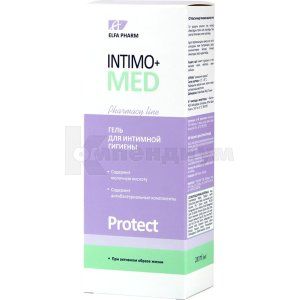 ГЕЛЬ ДЛЯ ИНТИМНОЙ ГИГИЕНЫ PROTECT серии "INTIMO+MED"