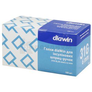 ИГЛЫ diaWin ДЛЯ ИНСУЛИНОВЫХ ШПРИЦ-РУЧЕК