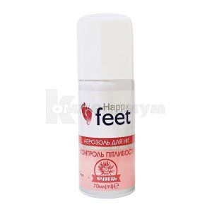 Контроль потливости аэрозоль для ног (Sweating control aerosol for feet)