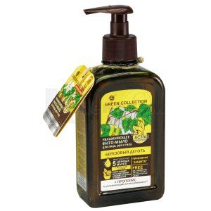 Грин коллекшн фито-мыло Березовый деготь (Green collection phyto-soap Birch tar)