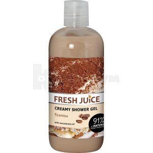 Фреш джус крем-гель для душа Тирамису (Fresh juice shower gel-cream Tiramisu)