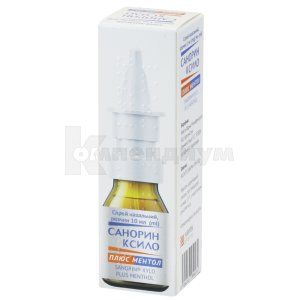 Санорин Ксило плюс ментол (Sanorin<sup>®</sup> Xylo plus menthol)