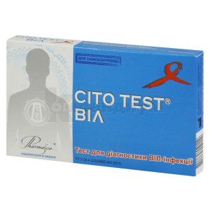 ТЕСТ ДЛЯ ДИАГНОСТИКИ ВИЧ-ИНФЕКЦИИ CITO TEST® ВИЧ