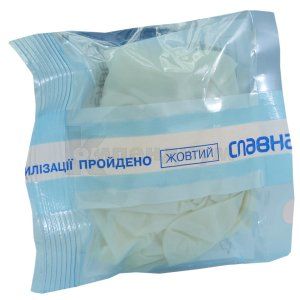 Перчатки смотровые стерильные Славна (Examination sterile gloves Slavna)