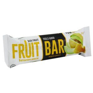 БАТОНЧИК-МЮСЛИ тм "FRUIT BAR" "МЕДОВАЯ ДЫНЬКА" ГЛАЗИРОВАННЫЙ