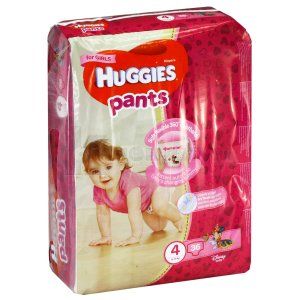 ПОДГУЗНИКИ-ТРУСИКИ ДЕТСКИЕ ГИГИЕНИЧЕСКИЕ HUGGIES (ХАГГИС) GIRL (ДЛЯ ДЕВОЧЕК)