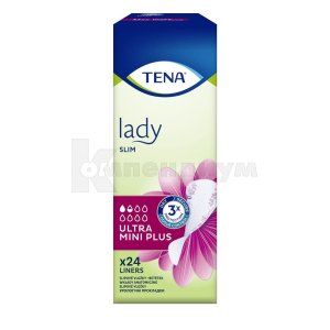 ПРОКЛАДКИ УРОЛОГИЧЕСКИЕ TENA LADY SLIM ULTRA MINI PLUS