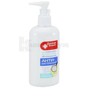 Крем-мыло для рук антибактериальное Доктор Биокон (Antibacterial hand cream-soap Doctor Biocon)